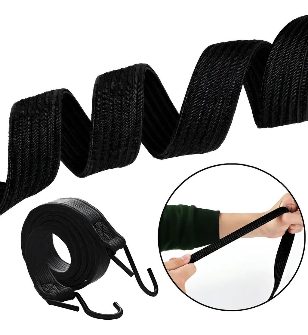Cuerda Elastica Para Moto Amarre Lazo Elastico Con Gancho