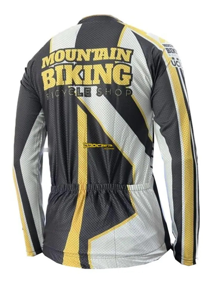 Camisa Camiseta Jersey Ciclismo Manga Larga Ruta Bici Licra
