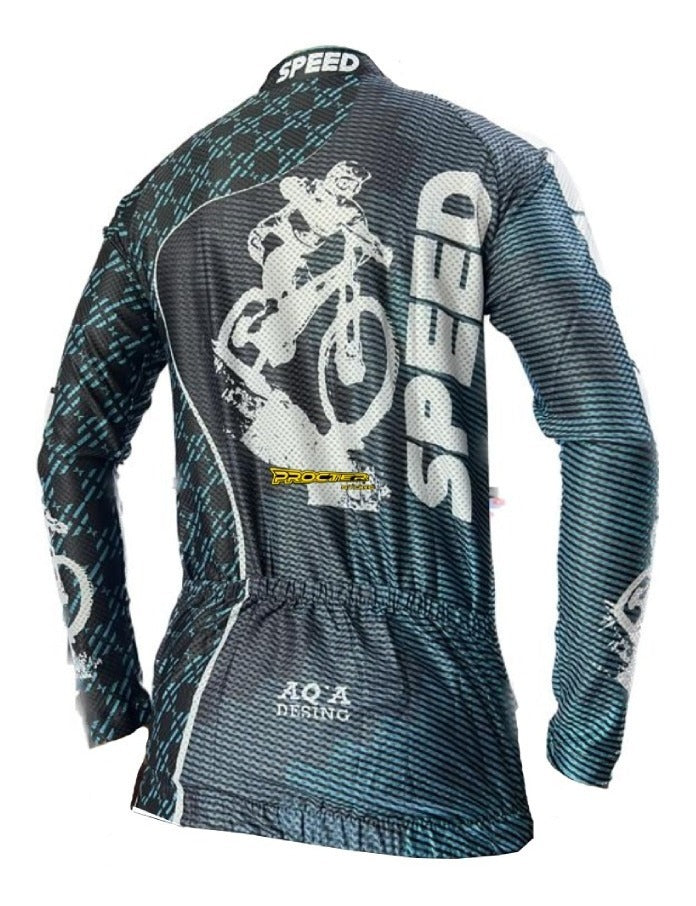 Jersey Ciclismo Maillot Manga Larga Ruta Mtb Colombia Camisa