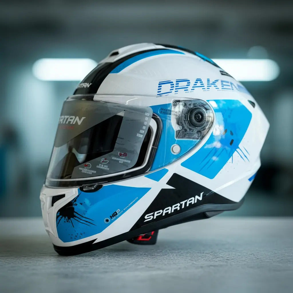 Casco Moto Integral Spartan Modelo Draken S