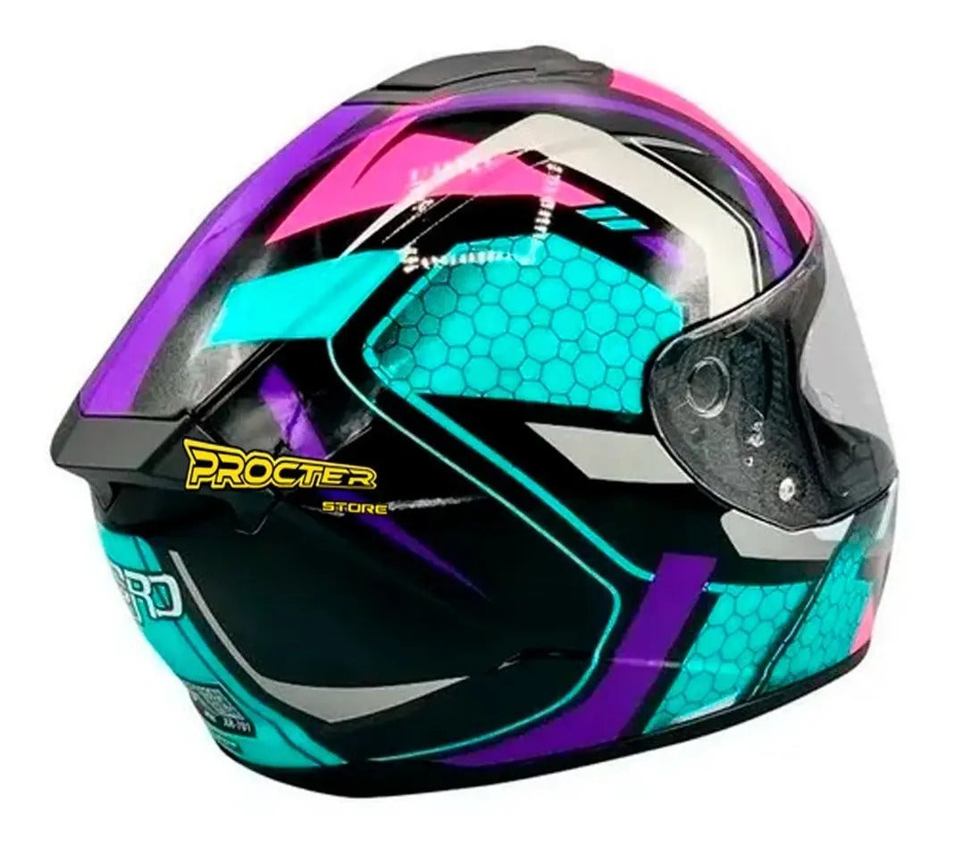 Casco Integral Moto Xecuro Doble Visor Certificado Gafas