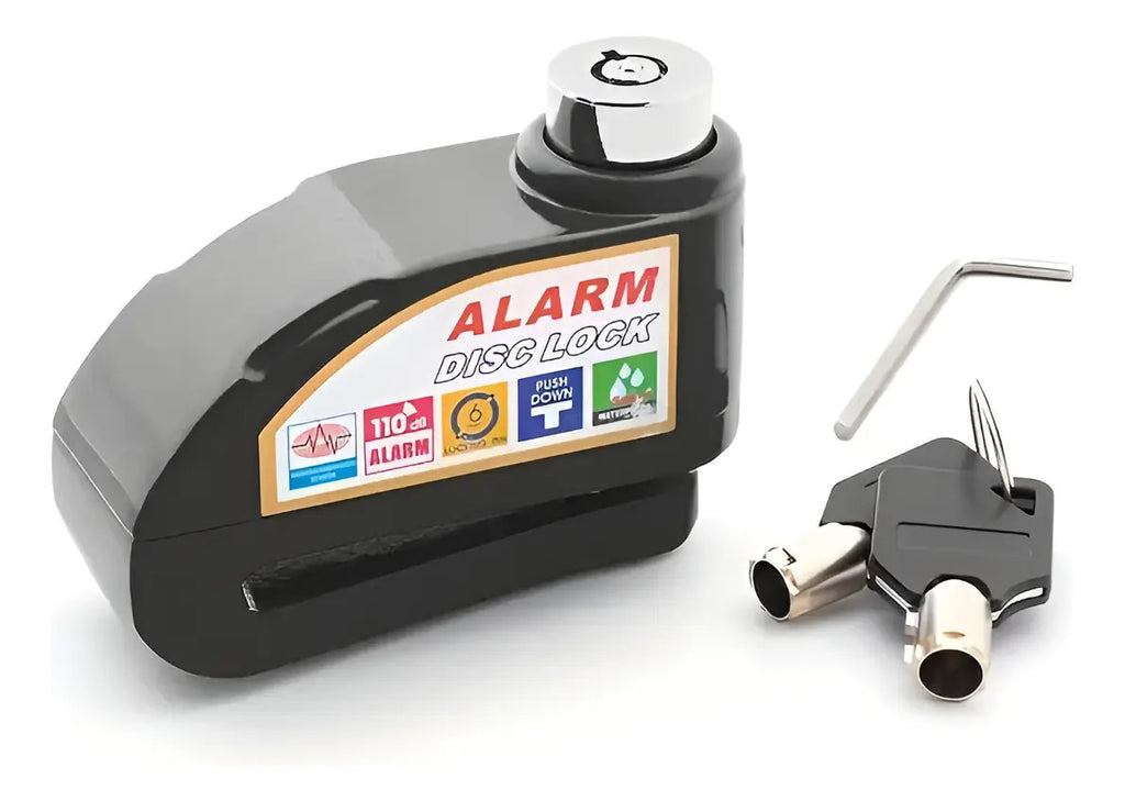 Candado Alarma Freno De Disco Con Alarma Para Moto