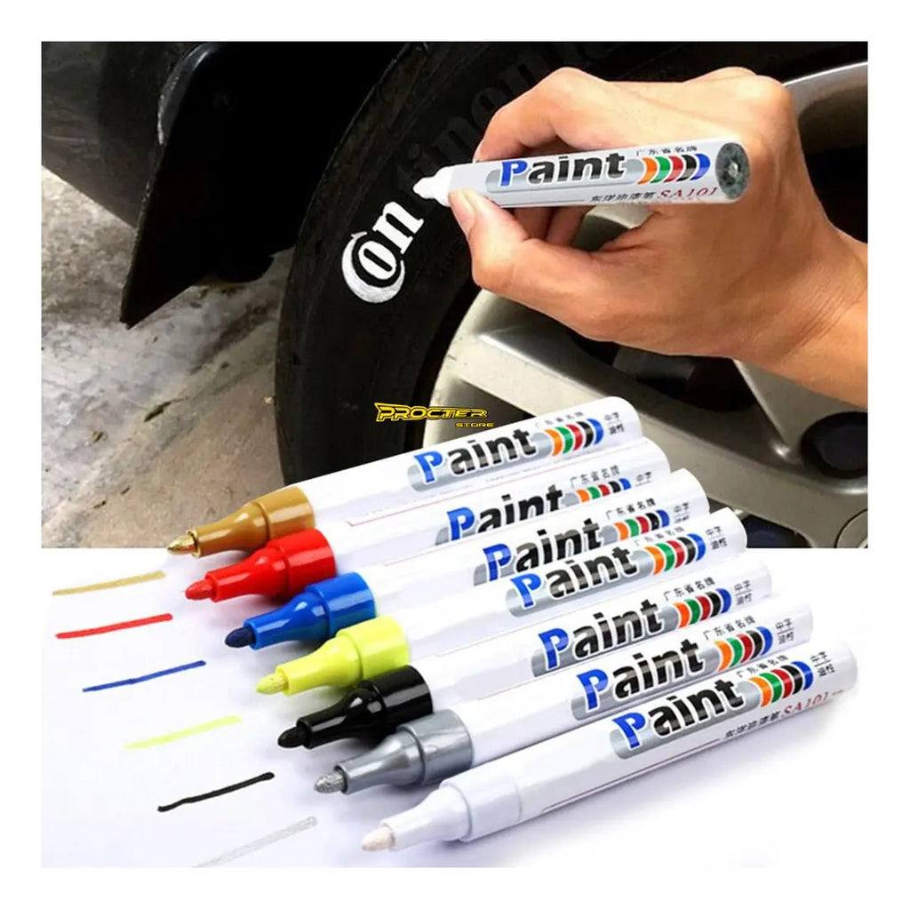 Marcador Para Llantas De Moto Carro Bicicleta Resistente