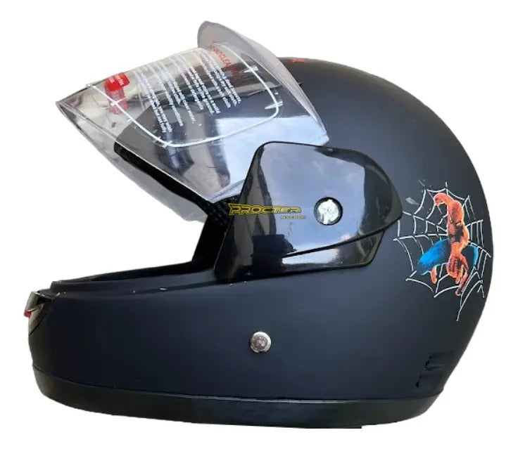 Casco Integral Para Niños Cerrado Kart Bicicleta Deportes