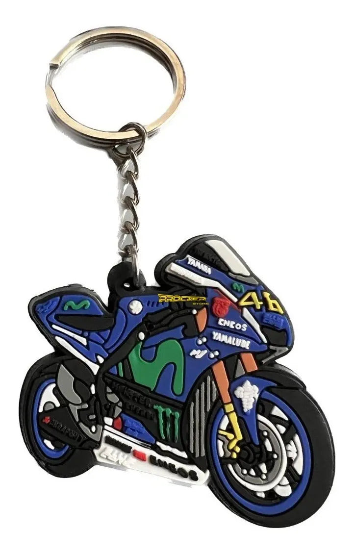 Llavero Moto Porta Llaves Diseños Varios 1 Cara Economico