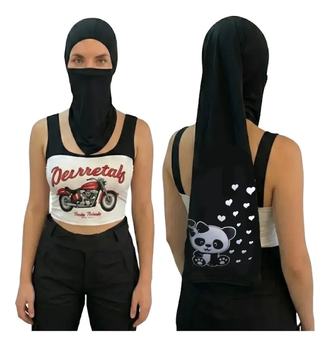 Cuello Cabello Largo Tipo Hiyab Buff Unisex