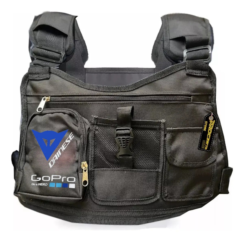 Pechera Moto Cangurera Porta Celular Multiusos