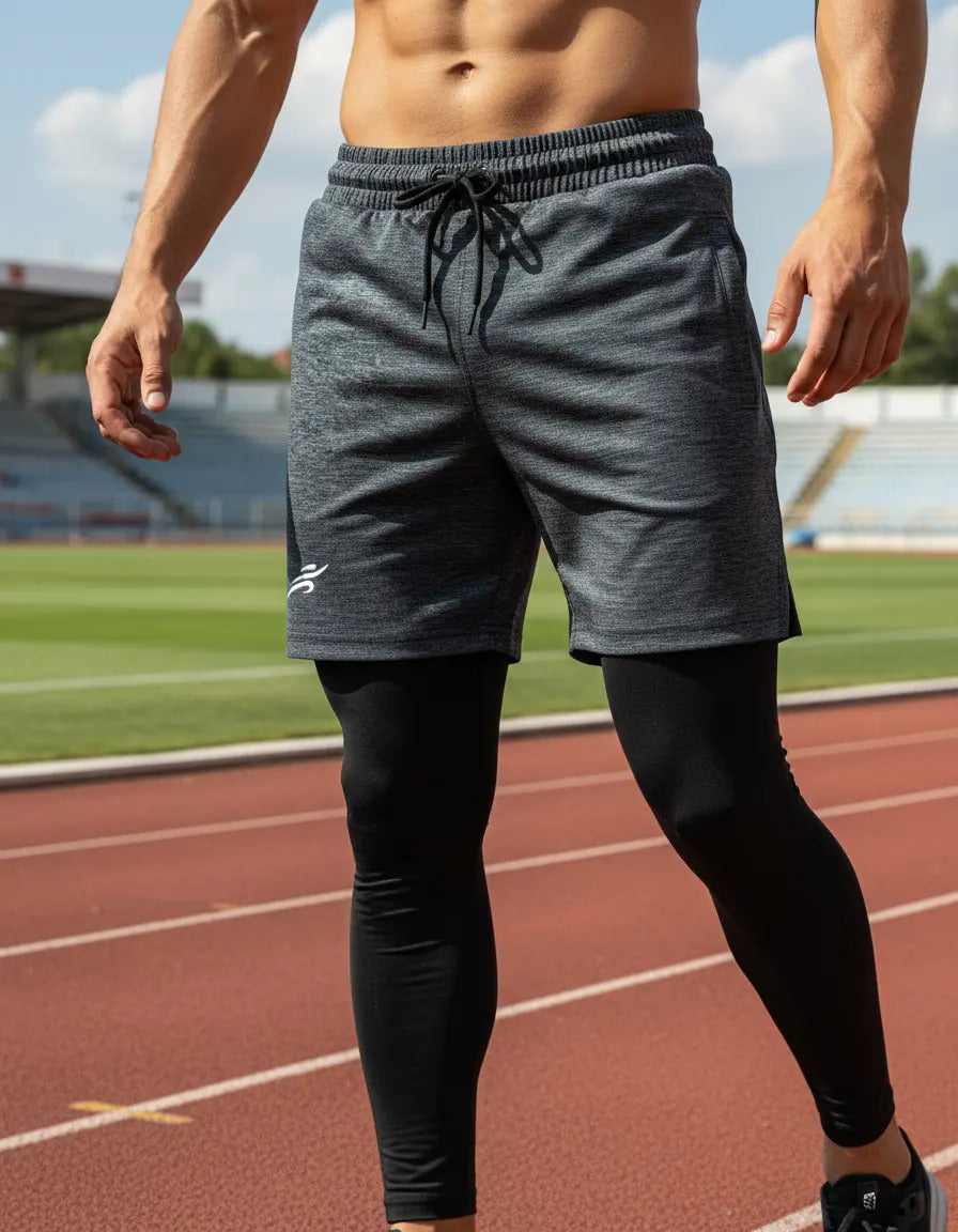 Pantaloneta Corta Licrada Gym Short Corto Media Pierna