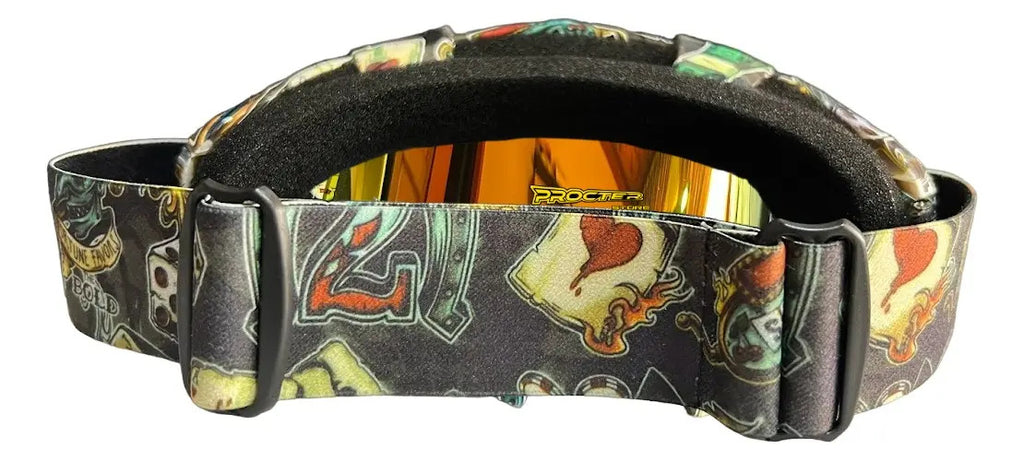 Gafas Tipo Cross Para Casco Cross Moto Bicicleta Deportes