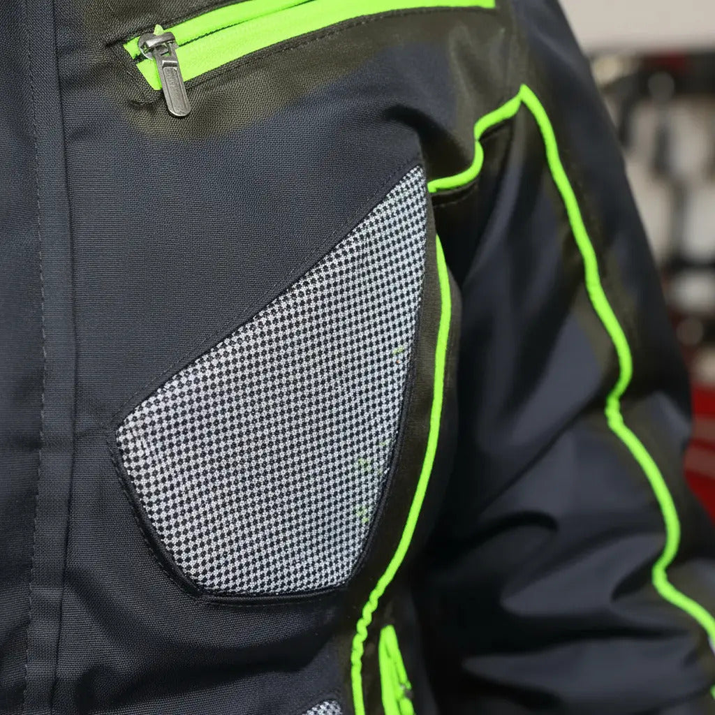 Chaqueta Para Motociclistas Dotacion Protecciones Reflectiva