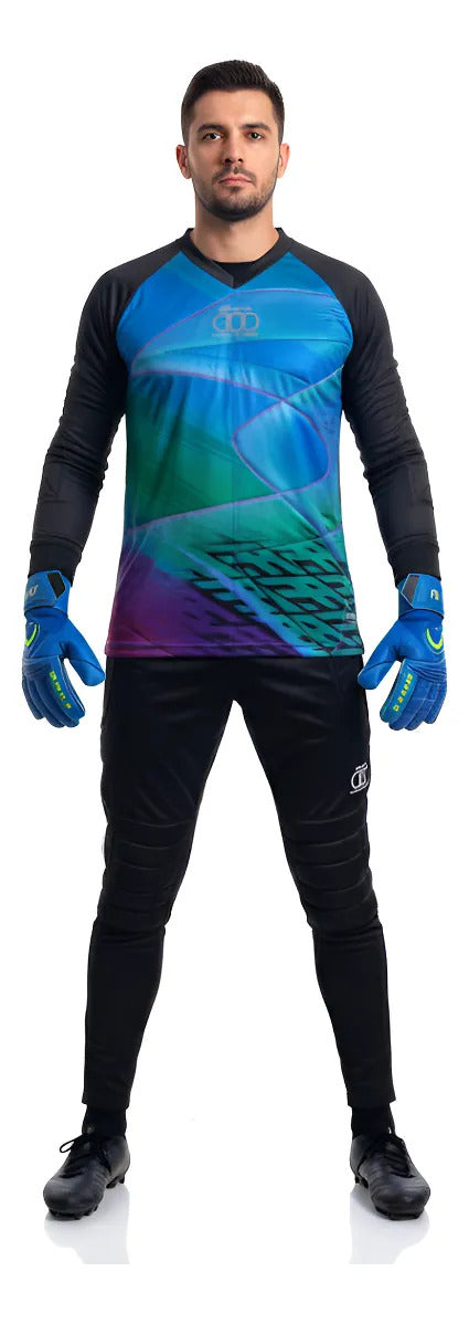 Conjunto Arquero Pantalon Y Buzo Acolchado Portero Uniforme