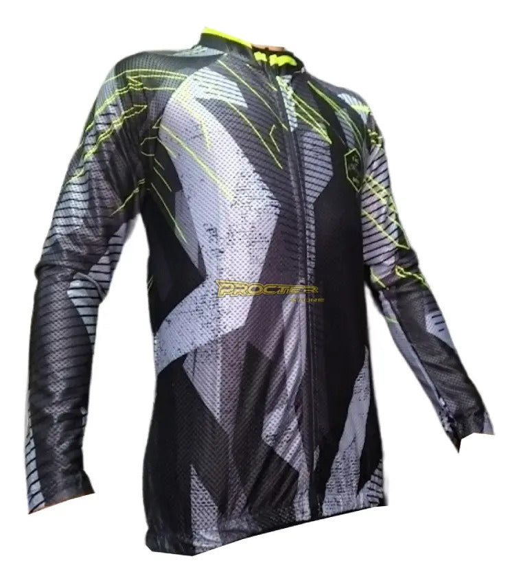 Jersey Ciclismo Maillot Manga Larga Ruta Mtb Colombia Camisa
