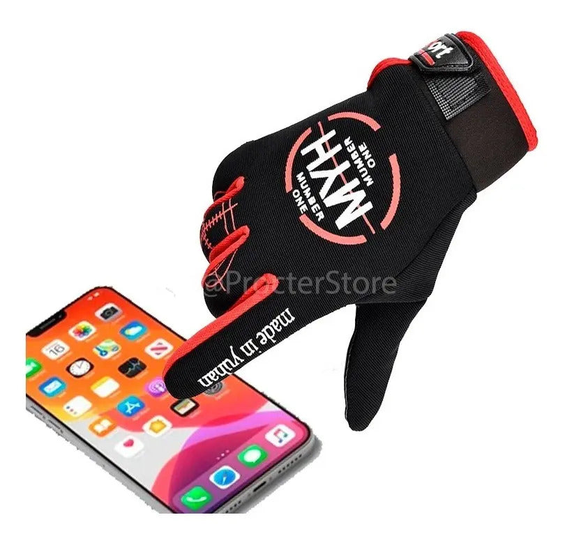 Guantes Ciclismo Táctiles Con Palma Antideslizante Moto