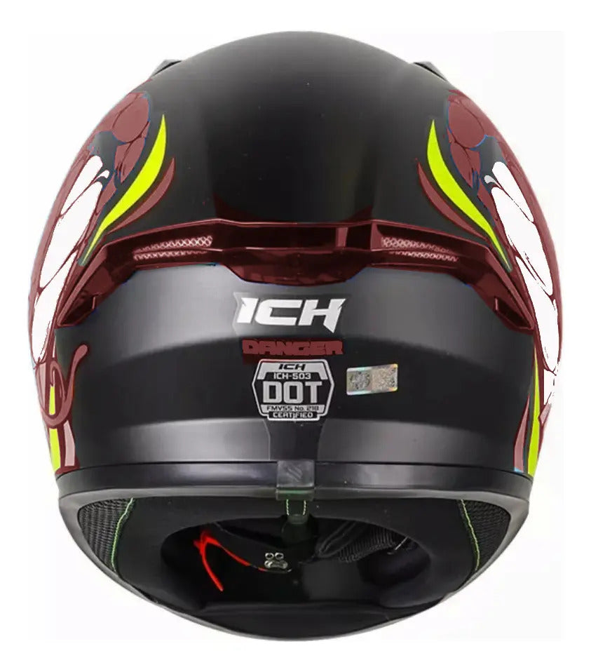 Casco Ich 503 Mujer Hombre Diseño Integral Certificado