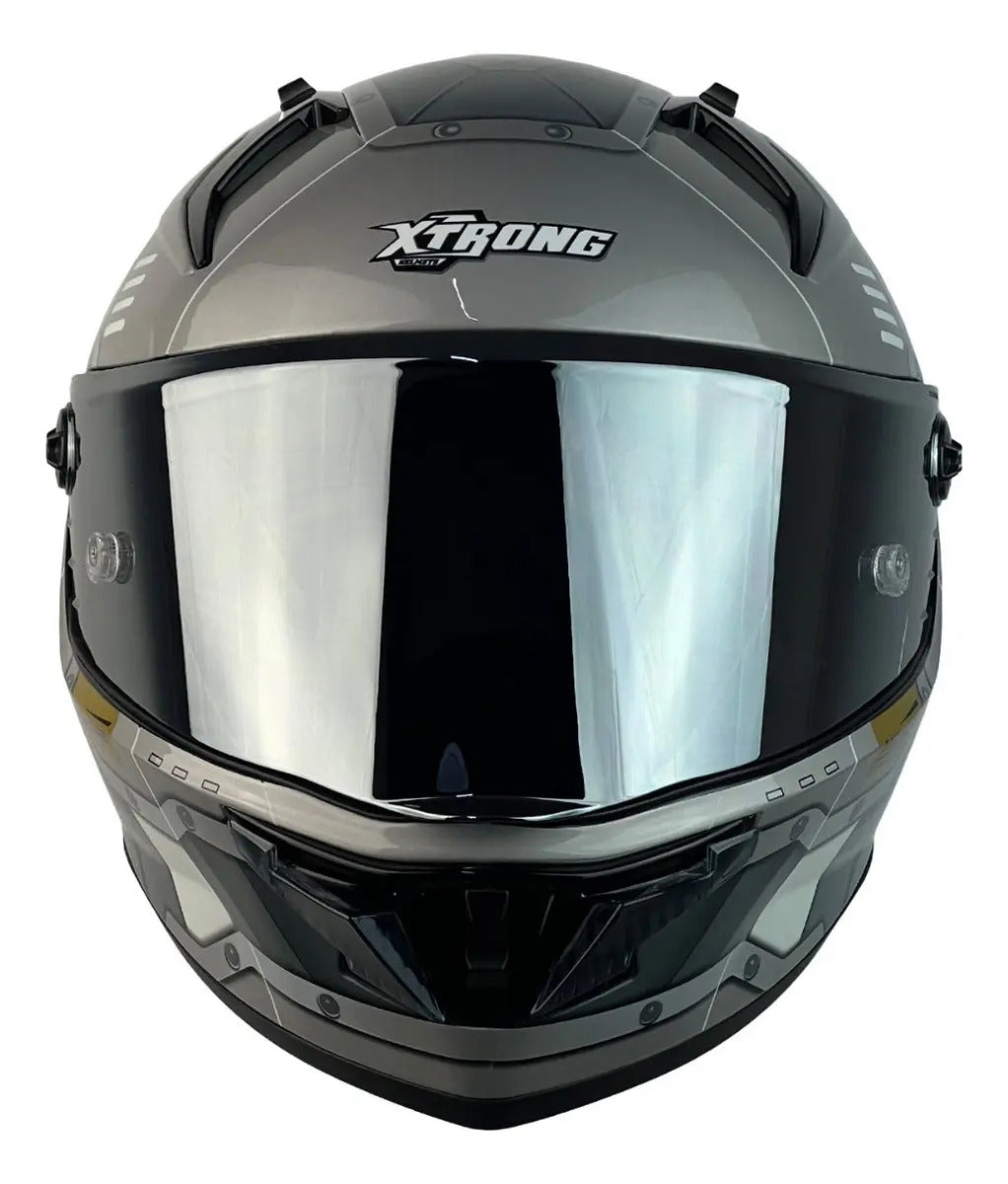 Casco Xtrong Integral Visor Magnetico Deportivo Certificado