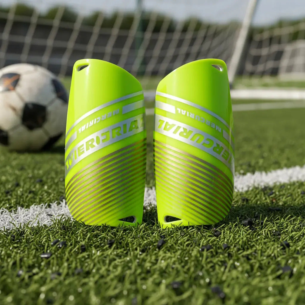 Canillera Espinillera Futbol Protección En Pvc Pequeña