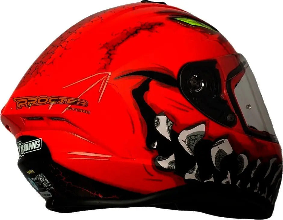 Casco Integral Para Moto Certificado Hombre Mujer Xtrong
