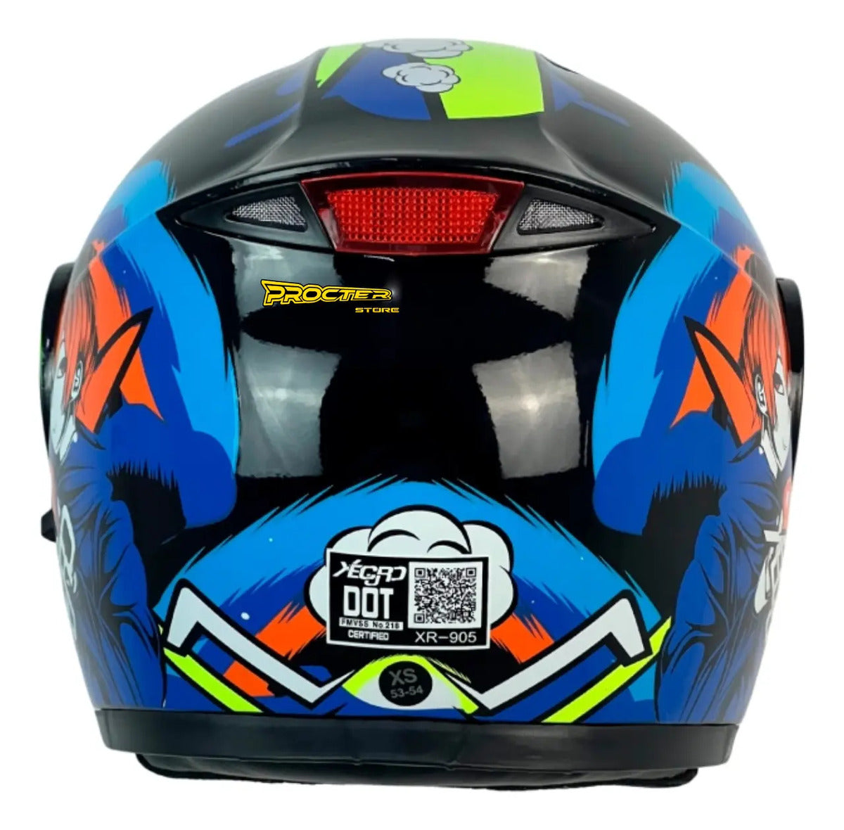 Casco Certificado Para Niños Abatible Con Gafas Xecuro 905