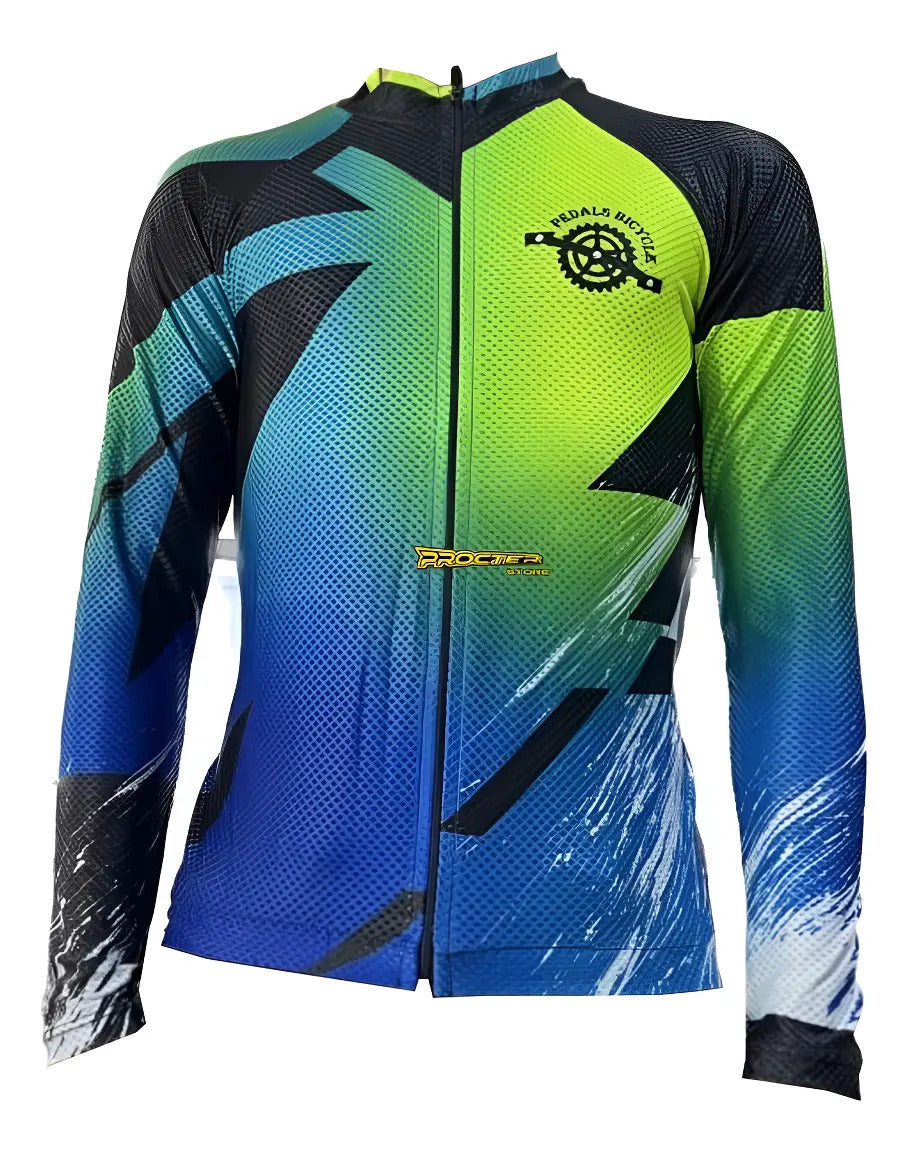 Camisa Camiseta Jersey Ciclismo Manga Larga Ruta Bici Licra