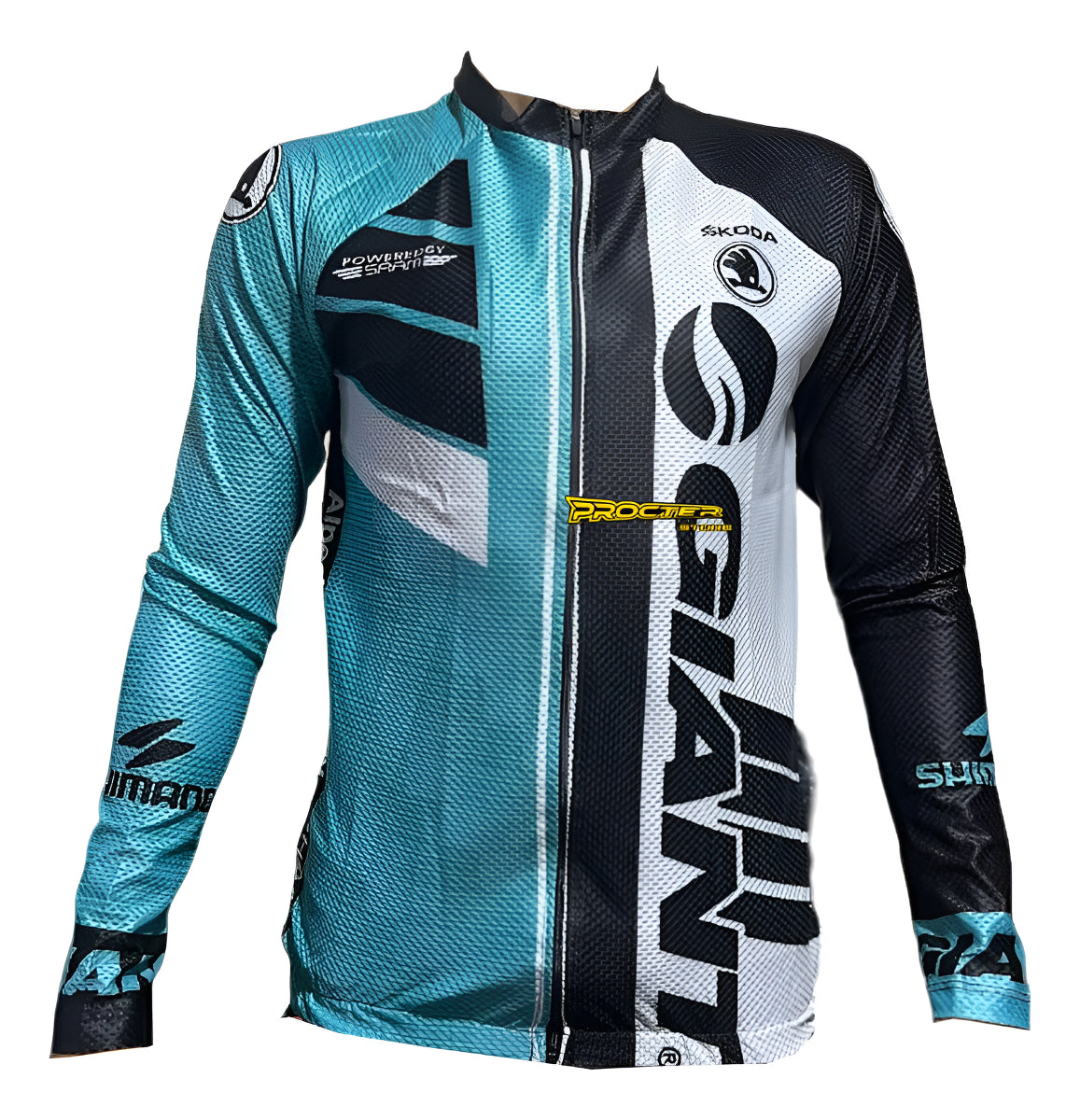 Jersey Ciclismo Maillot Manga Larga Ruta Mtb Colombia Camisa