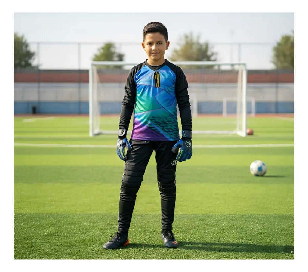 Conjunto Arquero Niño Pantalon Y Buzo Portero Uniforme