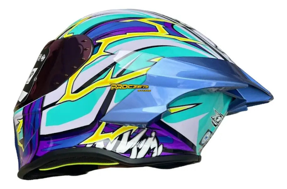 Casco Certificado Integral Xtrong Deportivo Visor Procter