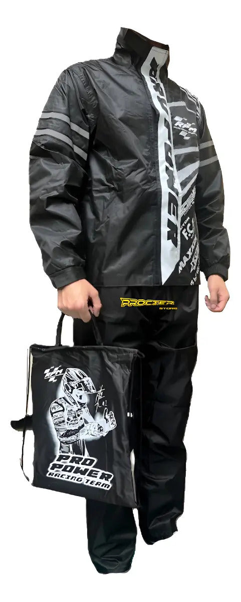 Conjunto Impermeable Tipo Sudadera Estuche Tula Liviano