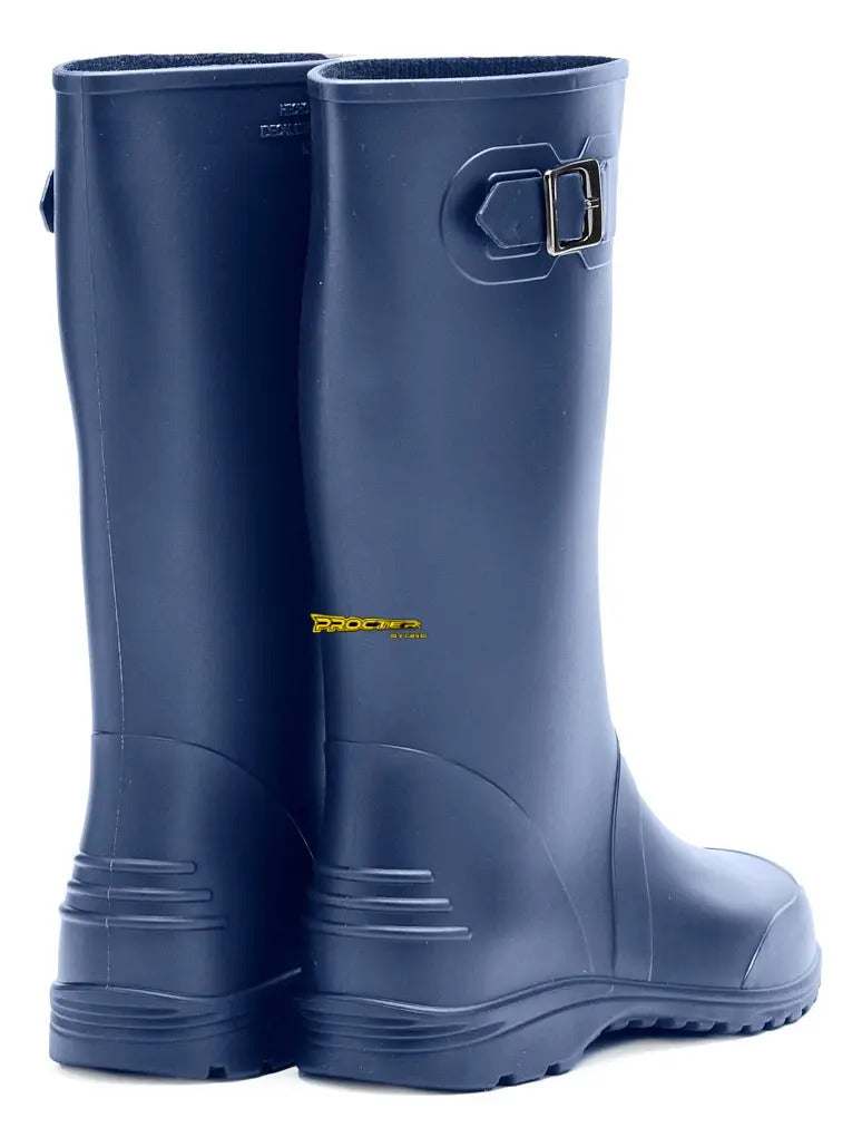 Botas Dama Para La Lluvia Hebilla Caucho Impermeables