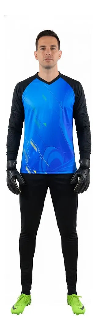 Conjunto Arquero Pantalon Y Buzo Acolchado Portero Uniforme