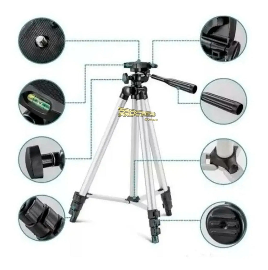 Tripode Con Soporte De Celular Y Control Bluetooth  Dk-3888