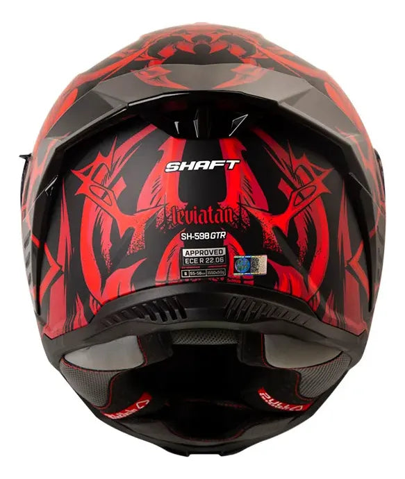 Casco Shaft 598 Gtr Certificación Ece 2206 2visores 2spoiler