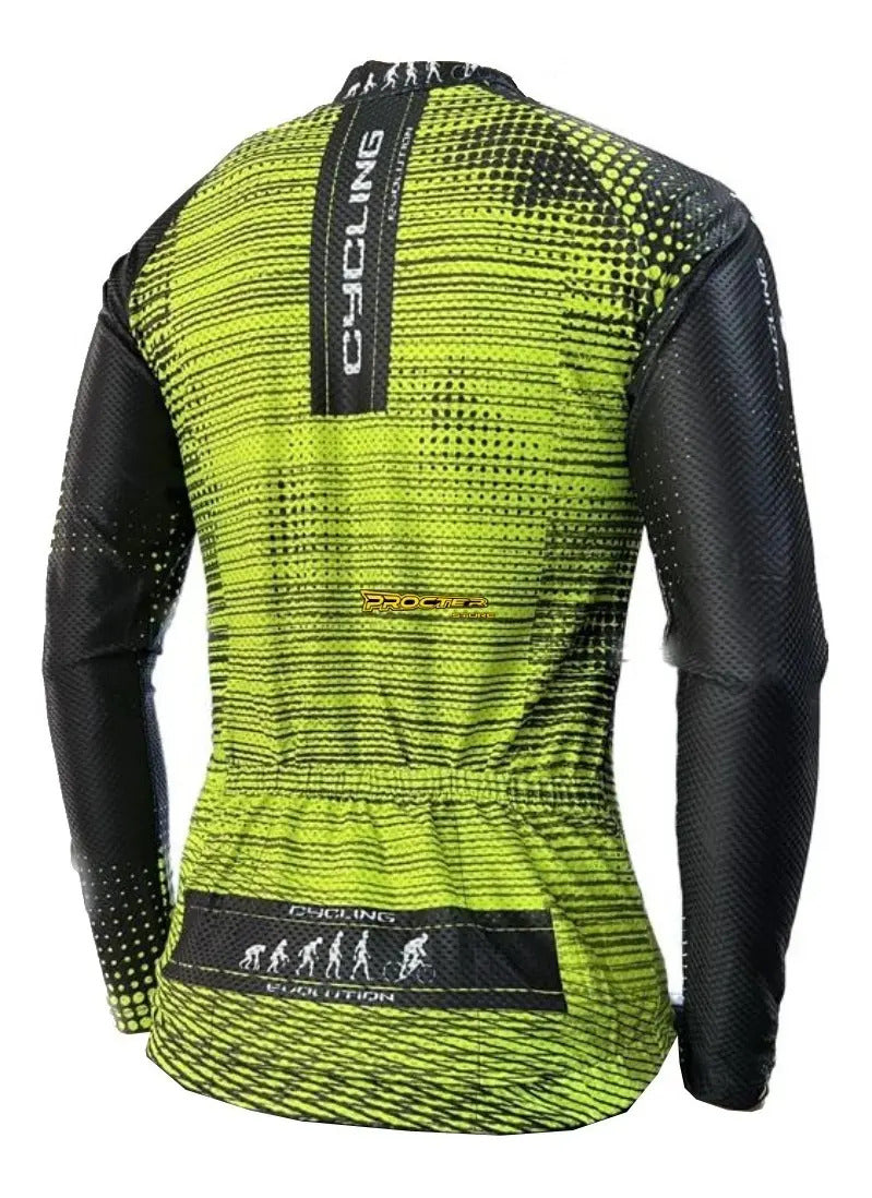 Jersey Ciclismo Maillot Manga Larga Ruta Mtb Colombia Camisa