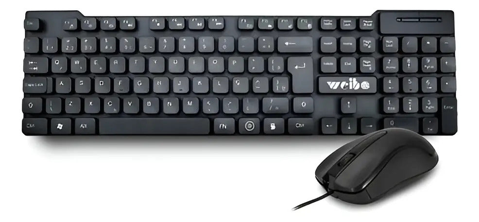 Combo Teclado Y Mouse Usb  Alambrico Weibo Fc-535