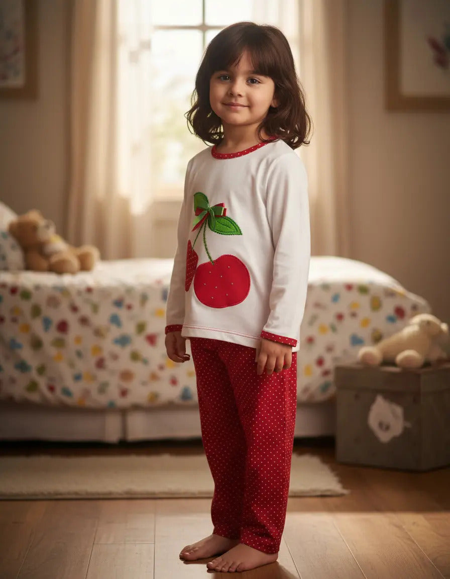 Pijamas Niña Algodón Con Dibujos En Relieve Tallas 6-12