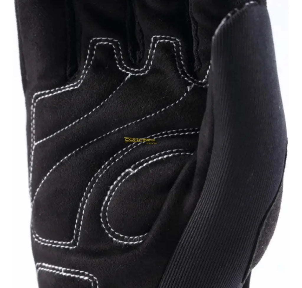 Guantes Para Moto Protección Cuero Y Microfibra Masontex