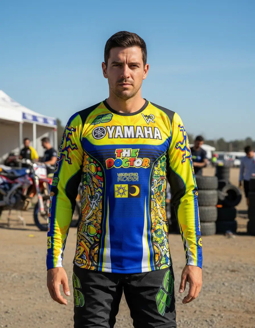 Buzo Manga Larga Mtb Motocross Bicicross Jersey Ciclismo