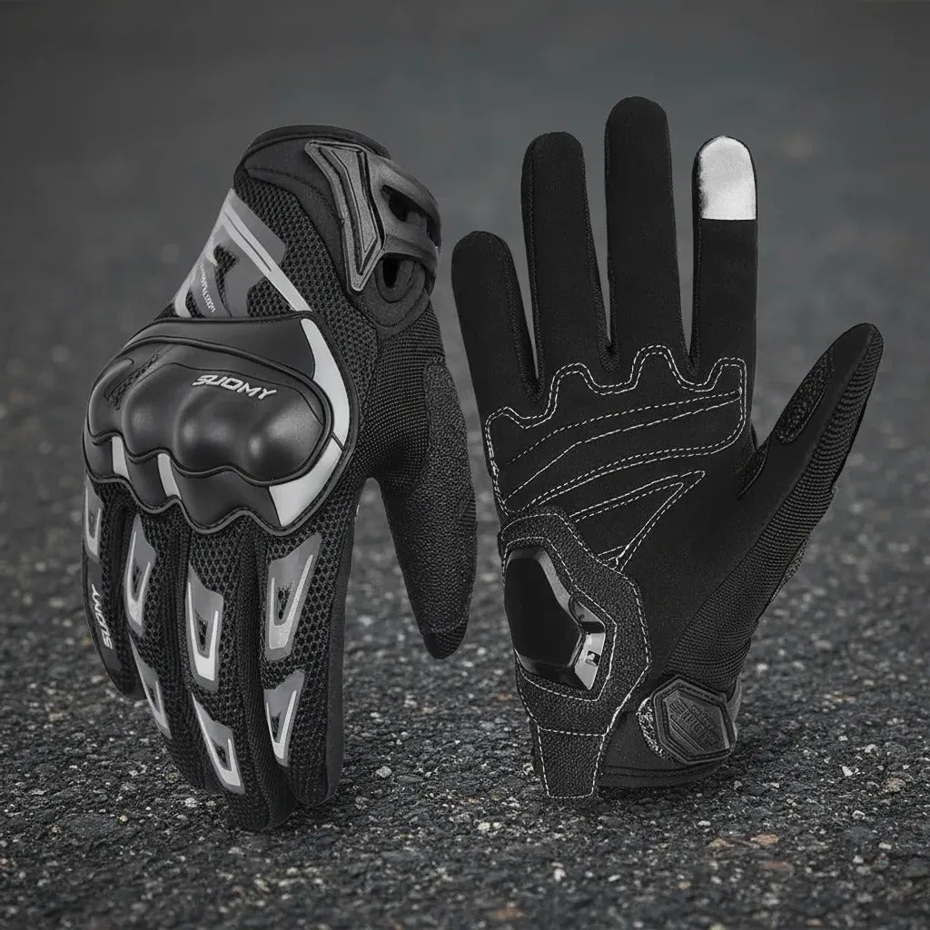 Guantes Moto Protección Palma Suomy Táctiles