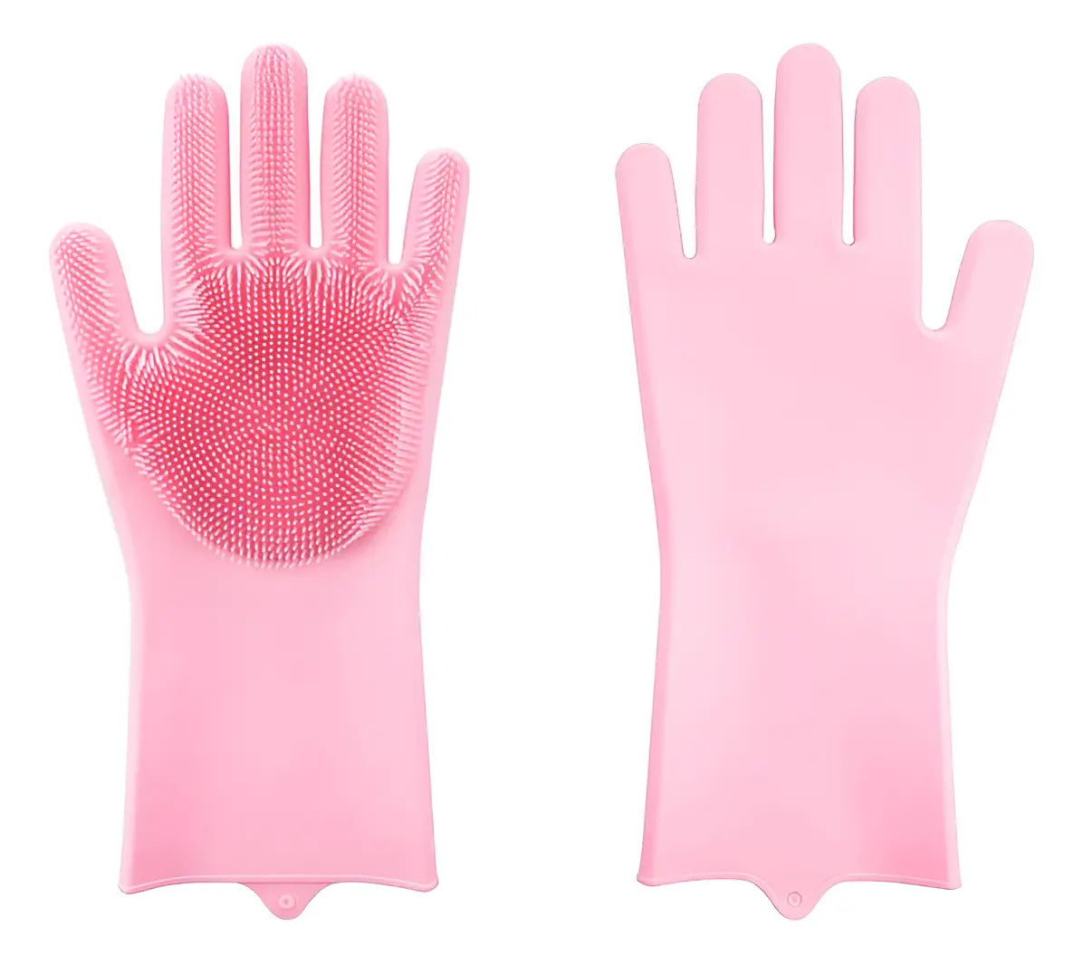 Guantes Silicona Cepillo Loza