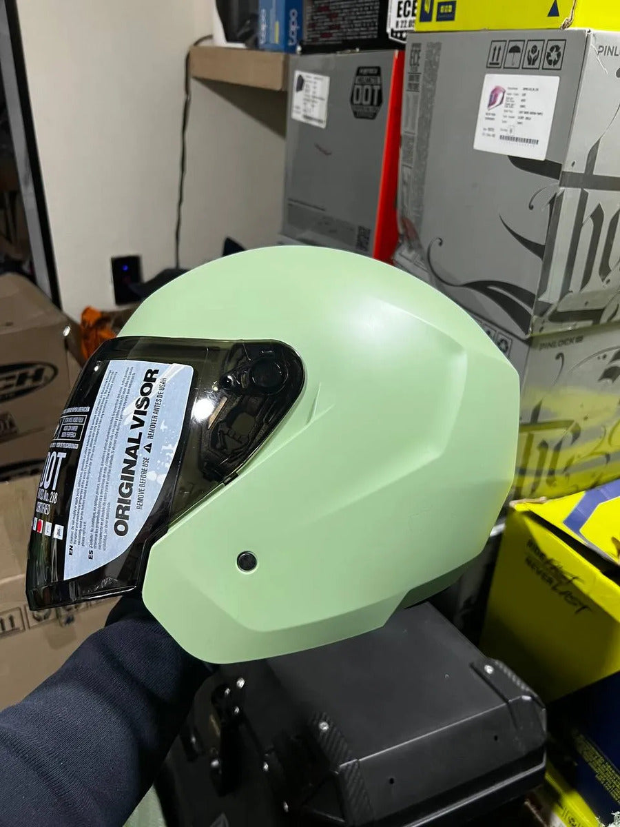Casco Abierto Marca Tech T10 Certificacion Dot