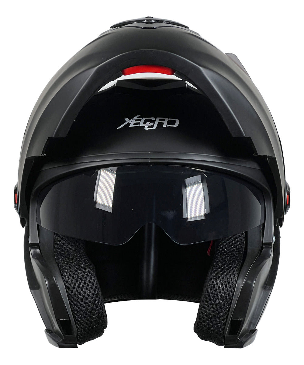 Casco Abatible Certificado Mujer Hombre Xecuro Doble Visor