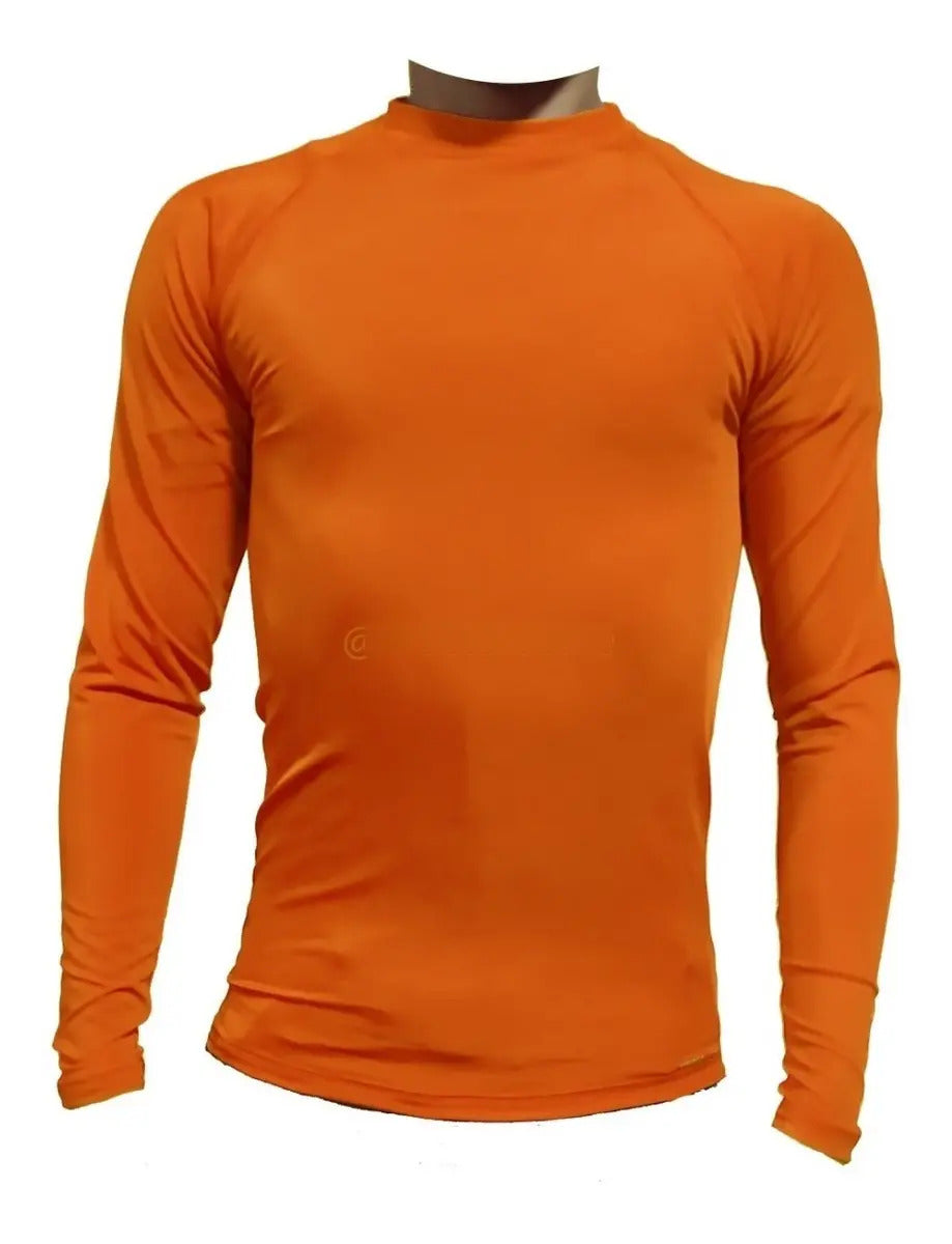 Buzo Deportivo Camiseta Larga Slim Fit Gym Lycra Fria Uv