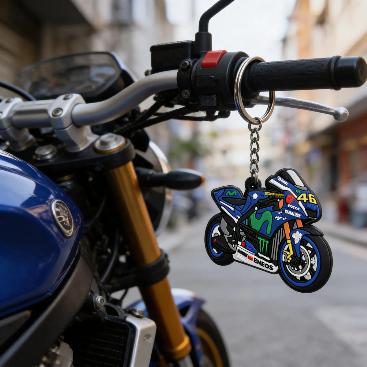 Llavero Moto Porta Llaves Diseños Varios 1 Cara Economico