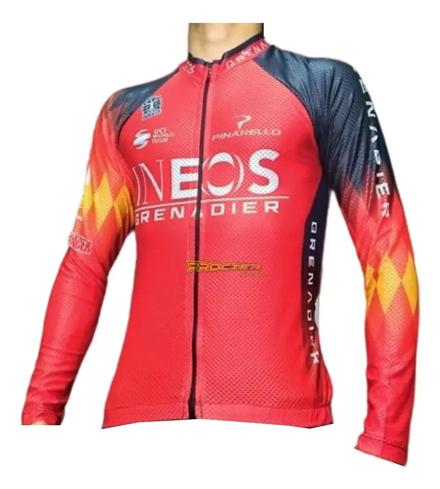 Jersey Ciclismo Maillot Manga Larga Ruta Mtb Colombia Camisa