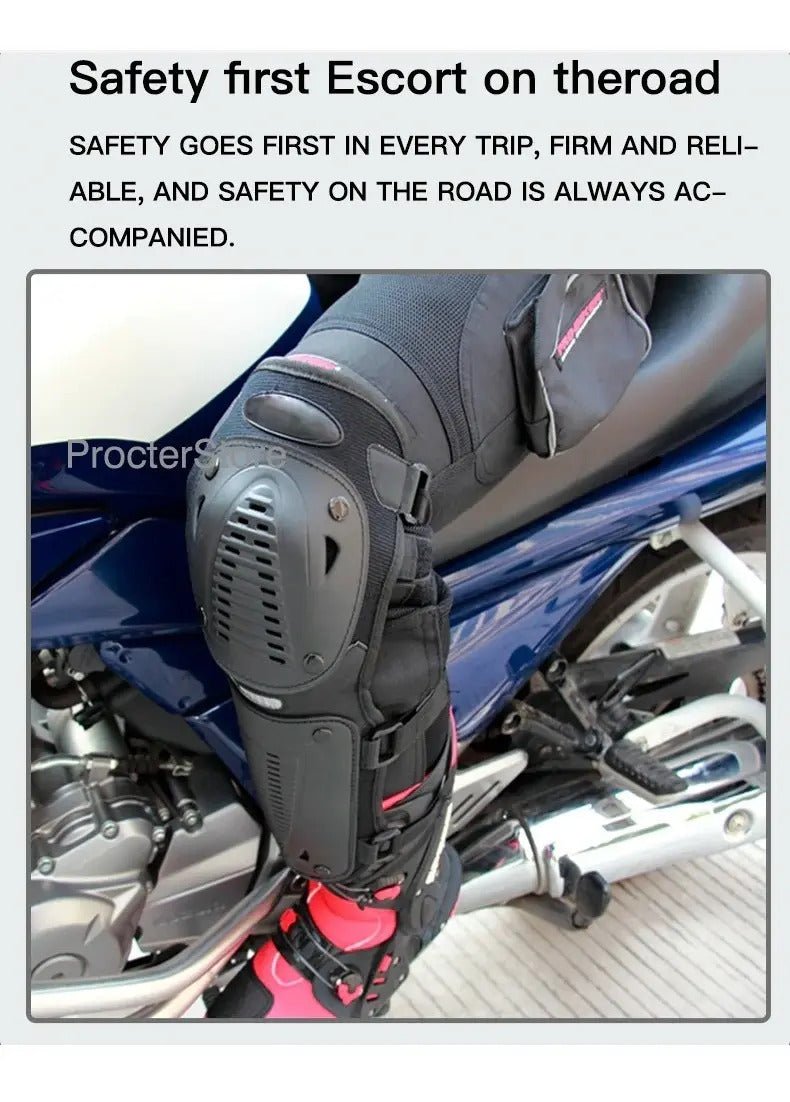 Kit Rodilleras Y Coderas Para Moto Motocross Bicicross