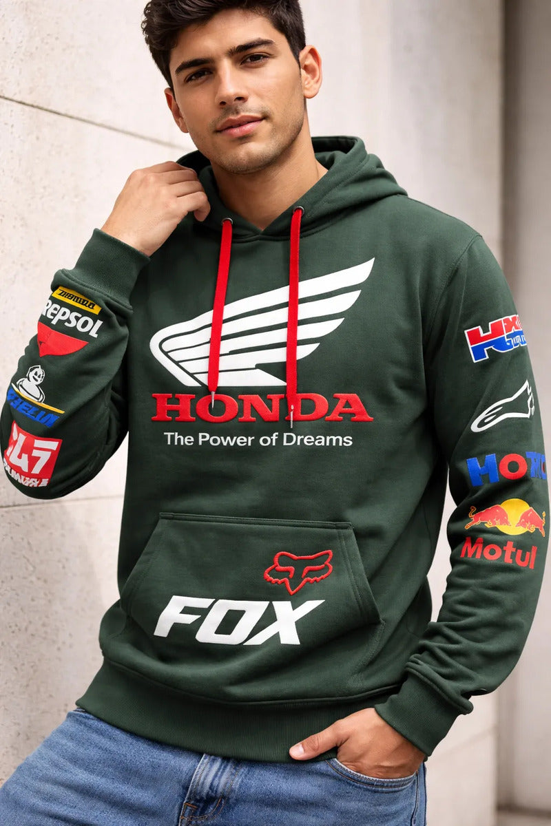 Buzo Hoodie Motero Buzo Con Capota Ktm Pulsar Honda