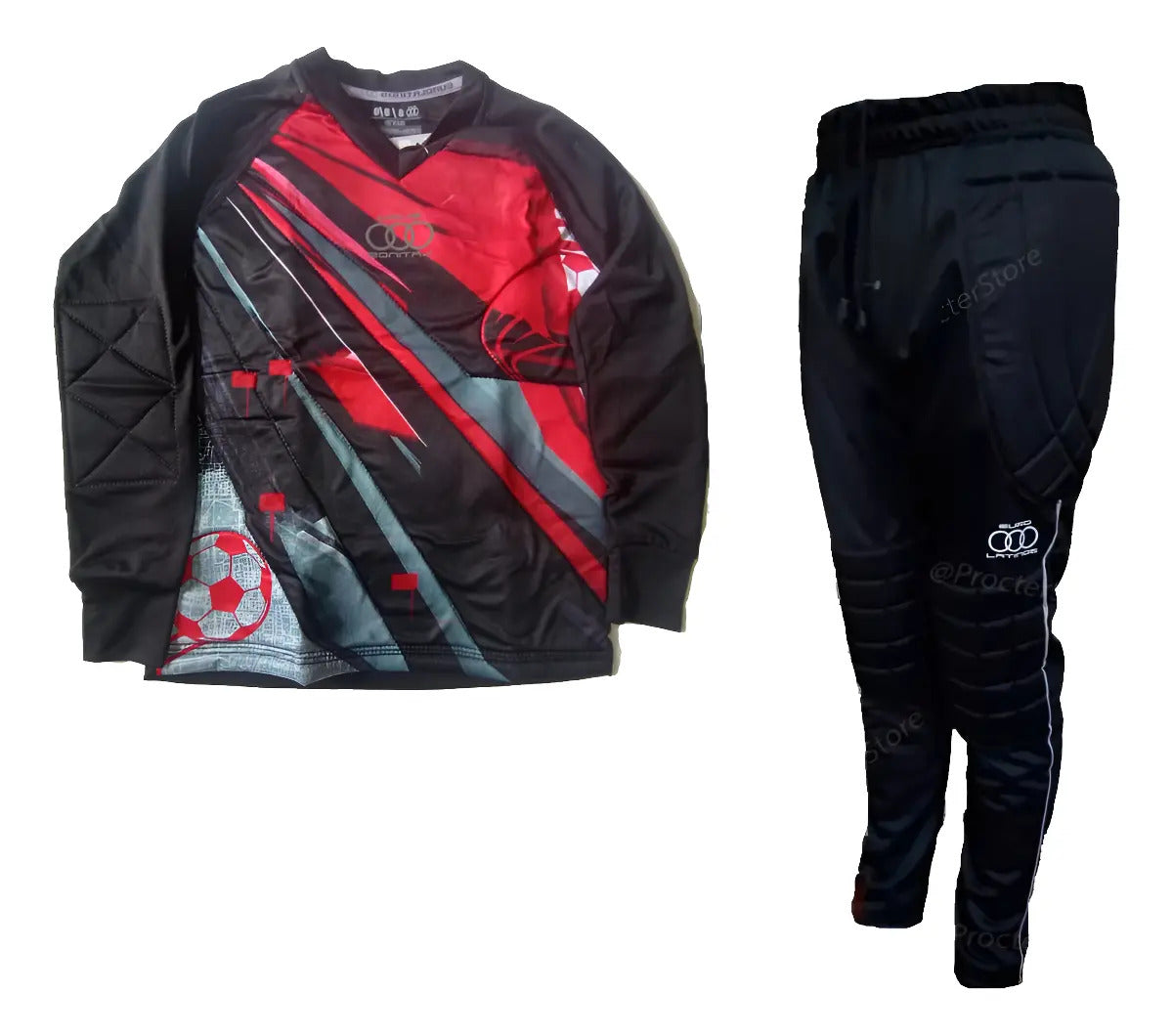 Conjunto Arquero Niño Pantalon Y Buzo Portero Uniforme