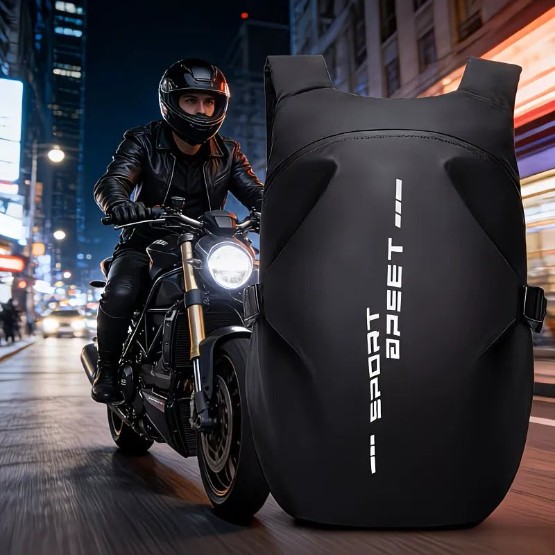 Morral Para Moto Aerodinámico Porta Casco Semi Impermeable
