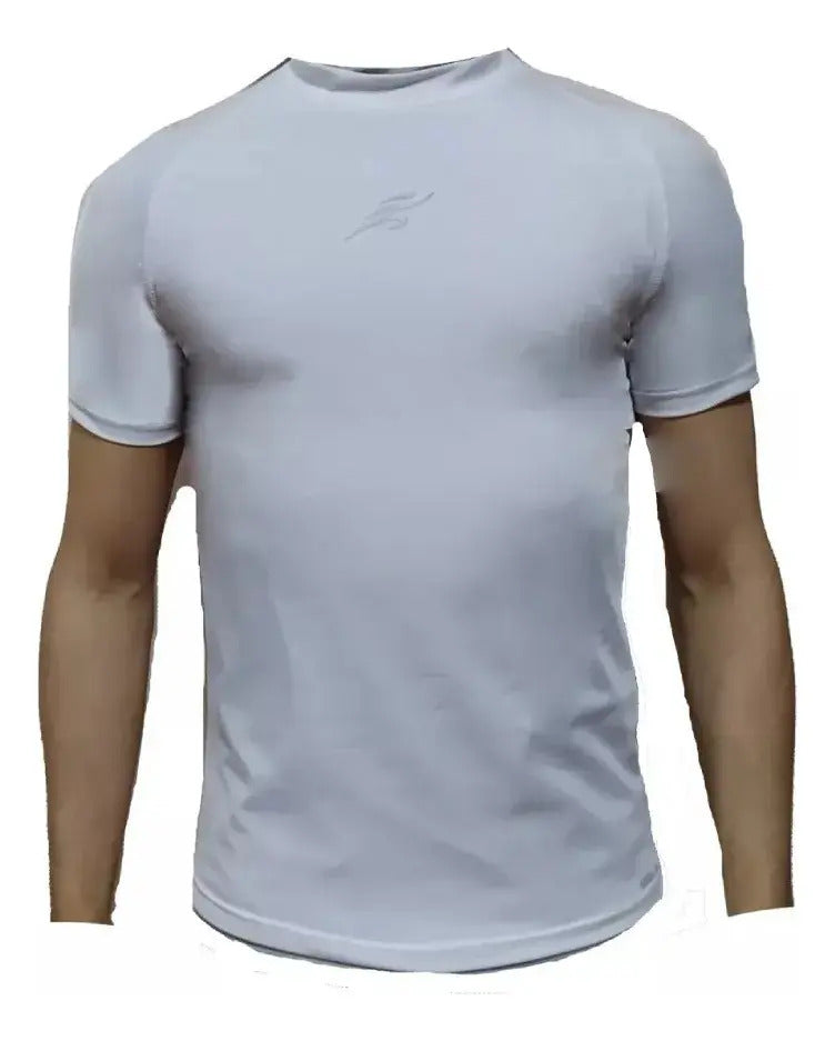 Camiseta Deportiva Slim Fit Manga Corta Gym Lycra Fria Uv