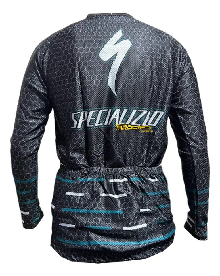 Camisa Camiseta Jersey Ciclismo Manga Larga Ruta Bici Licra