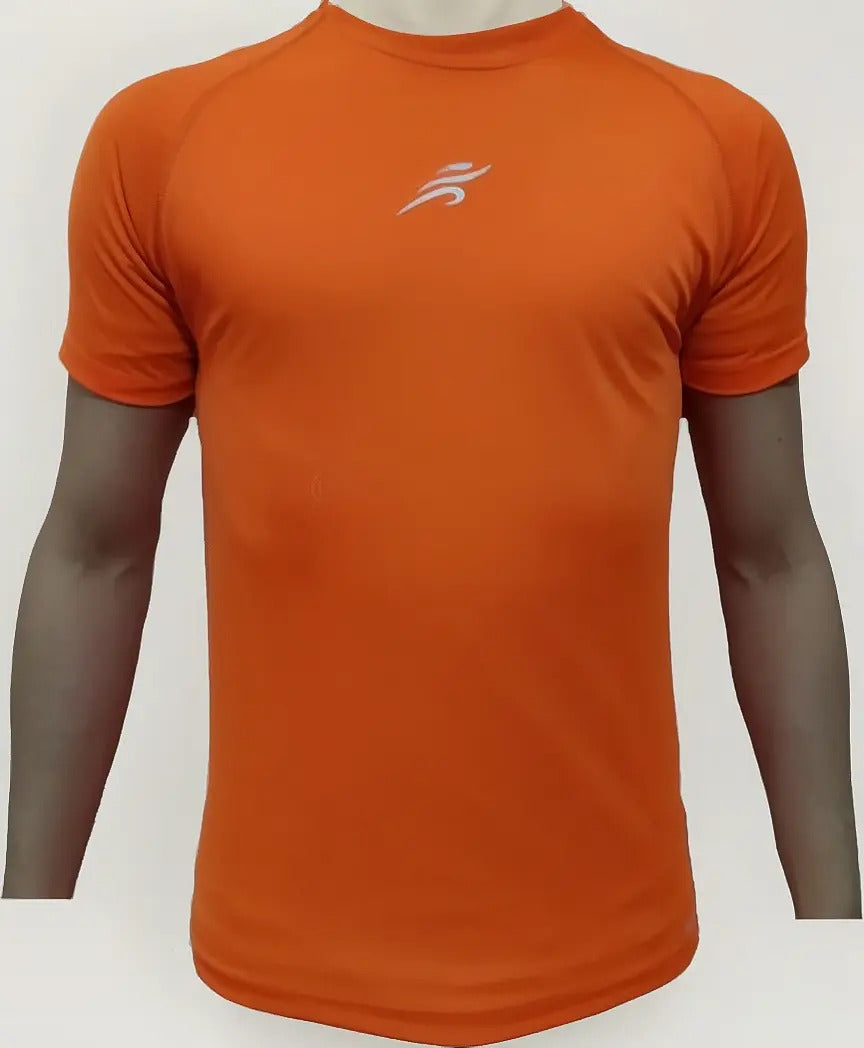 Camiseta Deportiva Slim Fit Manga Corta Gym Lycra Fria Uv